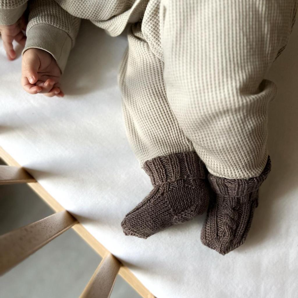 Merino wool baby socks